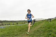 15 February 2019; Dean Casey, from St Flannan's College, Ennis, who won the Intermediate Boys 5000m during the Irish Life Health Munster Schools Cross Country event at WIT Sports Campus in Carrignore, Waterford. Photo by Matt Browne/Sportsfile