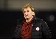 15 February 2019; Sligo Rovers manager Liam Buckley prior to the SSE Airtricity League Premier Division match between Dundalk and Sligo Rovers at Oriel Park in Dundalk, Louth. Photo by Ben McShane/Sportsfile