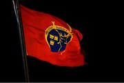 15 February 2019; A general view of a Munster flag flying during a strong breeze at Irish Independent Park prior to the Guinness PRO14 Round 15 match between Munster and Southern Kings at Irish Independent Park in Cork. Photo by Diarmuid Greene/Sportsfile