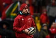 15 February 2019; Munster head coach Johann van Graan prior to the Guinness PRO14 Round 15 match between Munster and Southern Kings at Irish Independent Park in Cork. Photo by Diarmuid Greene/Sportsfile