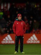 15 February 2019; Munster head coach Johann van Graan prior to the Guinness PRO14 Round 15 match between Munster and Southern Kings at Irish Independent Park in Cork. Photo by Diarmuid Greene/Sportsfile