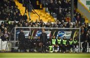 15 February 2019; A view of the Dundalk bench during the SSE Airtricity League Premier Division match between Dundalk and Sligo Rovers at Oriel Park in Dundalk, Louth. Photo by Ben McShane/Sportsfile