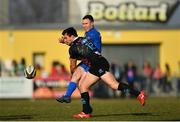 16 February 2019; Rory O'Loughlin of Leinster in action against Tommaso Boni of Zebre during the Guinness PRO14 Round 15 match between Zebre and Leinster at the Luigi Zaffanella Stadium in Viadana, Italy. Photo by Ramsey Cardy/Sportsfile