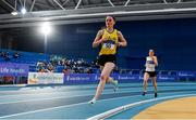 16 February 2019; Ciara Mageean of U.C.D. AC, Co. Dublin, on her way to winning the Women's 3000m event during day 1 of the Irish Life Health National Senior Indoor Athletics Championships at the National Indoor Arena in Abbotstown, Dublin. Photo by Sam Barnes/Sportsfile