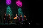 16 February 2019; Munster team from Cullen, Cork, Clodagh O Connor, Maggie Moynihan, Katie O Sullivan, Emily Nagle and Gemma Nagle competing in the Bailéad Ghrúpa catagory during the Cream of The Crop at Scór na nÓg All Ireland Finals at St Gerards De La Salle Secondary School in Castlebar, Co Mayo. Photo by Eóin Noonan/Sportsfile