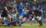 16 February 2019; Bryan Byrne of Leinster is tackled by Apisai Tauyavuca of Zebre during the Guinness PRO14 Round 15 match between Zebre and Leinster at the Luigi Zaffanella Stadium in Viadana, Italy. Photo by Ramsey Cardy/Sportsfile