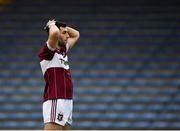 16 February 2019; Simon Cadam of Mullinalaghta St Columba's following his side's defeat during the AIB GAA Football All-Ireland Senior Club Championship Semi-Final match between Mullinalaghta St Columba’s and Dr Crokes at Semple Stadium in Thurles, Tipperary. Photo by Seb Daly/Sportsfile