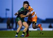 16 February 2019; Cian Kelleher of Connacht is tackled by Rabz Maxwane of Toyota Cheetahs during the Guinness PRO14 Round 15 match between Connacht and Toyota Cheetahs at The Sportsground in Galway. Photo by Harry Murphy/Sportsfile