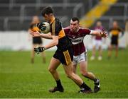 16 February 2019; David Shaw of Dr Crokes in action against David McGivney of Mullinalaghta St Columba's during the AIB GAA Football All-Ireland Senior Club Championship Semi-Final match between Mullinalaghta St Columba’s and Dr Crokes at Semple Stadium in Thurles, Tipperary. Photo by Seb Daly/Sportsfile