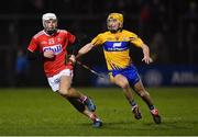 16 February 2019; Luke Meade of Cork in action against Colm Galvin of Clare during the Allianz Hurling League Division 1A Round 3 match between Cork and Clare at Páirc Uí Rinn in Cork. Photo by Piaras Ó Mídheach/Sportsfile