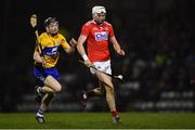 16 February 2019; Tim O'Mahony of Cork in action against Tony Kelly of Clare during the Allianz Hurling League Division 1A Round 3 match between Cork and Clare at Páirc Uí Rinn in Cork. Photo by Piaras Ó Mídheach/Sportsfile