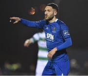 15 February 2019; Shane Duggan of Waterford during the SSE Airtricity League Premier Division match between Waterford and Shamrock Rovers at the RSC in Waterford. Photo by Matt Browne/Sportsfile