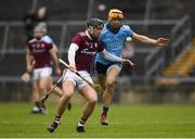 17 February 2019; Aidan Harte of Galway in action against Eamonn Dillon of Dublin during the Allianz Hurling League Division 1B Round 3 match between Galway and Dublin at Pearse Stadium in Salthill, Galway. Photo by Harry Murphy/Sportsfile