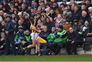 17 February 2019; Kevin Kelly of Kilkenny leaves the field after being substituted in the 26th minute of the first half during the Allianz Hurling League Division 1A Round 3 match between Kilkenny and Limerick at Nowlan Park in Kilkenny. Photo by Piaras Ó Mídheach/Sportsfile