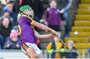 17 February 2019; Aidan Nolan of Wexford scores the winning point against Tipperary during the Allianz Hurling League Division 1A Round 3 match between Wexford and Tipperary at Innovate Wexford Park in Wexford. Photo by Matt Browne/Sportsfile