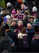 17 February 2019; Joe Canning of Galway signs autographs following the Allianz Hurling League Division 1B Round 3 match between Galway and Dublin at Pearse Stadium in Salthill, Galway. Photo by Harry Murphy/Sportsfile