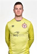 16 February 2019; Colin McCabe during Shelbourne squad portraits at Tolka Park in Dublin. Photo by Oliver McVeigh/Sportsfile