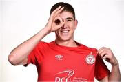16 February 2019; Oscar Brennan during Shelbourne squad portraits at Tolka Park in Dublin. Photo by Oliver McVeigh/Sportsfile