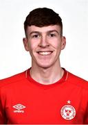 16 February 2019; Sean Quinn during Shelbourne squad portraits at Tolka Park in Dublin. Photo by Oliver McVeigh/Sportsfile