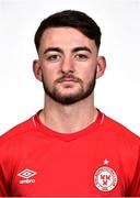16 February 2019; Daniel McKenna during Shelbourne squad portraits at Tolka Park in Dublin. Photo by Oliver McVeigh/Sportsfile