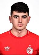 16 February 2019; Darragh Noone during Shelbourne squad portraits at Tolka Park in Dublin. Photo by Oliver McVeigh/Sportsfile