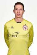 16 February 2019; Dean Delany during Shelbourne squad portraits at Tolka Park in Dublin. Photo by Oliver McVeigh/Sportsfile