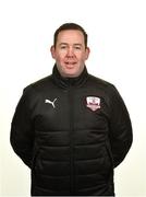16 February 2019; Coach Keith McTigue during Galway United squad portraits at East United FC in Galway. Photo by Diarmuid Greene/Sportsfile