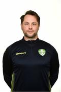 18 February 2019; Cabinteely Physio Peter Mulreane during Cabinteely Squad Portraits 2019 at Blackrock Rugby Club in Dublin. Photo by Sam Barnes/Sportsfile