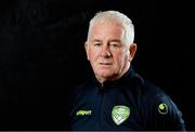 18 February 2019; Cabinteely manager Pat Devlin during Cabinteely Squad Portraits 2019 at Blackrock Rugby Club in Dublin. Photo by Sam Barnes/Sportsfile