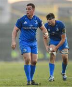 16 February 2019; Bryan Byrne, left, and Max Deegan of Leinster during the Guinness PRO14 Round 15 match between Zebre and Leinster at the Luigi Zaffanella Stadium in Viadana, Italy. Photo by Ramsey Cardy/Sportsfile
