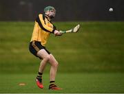 19 February 2019; Cormuc Curran of Kildalton College during the Electric Ireland HE GAA Corn Padraig Mac Diarmada Final match between Dundalk Institute of Technology and Kildalton College at the GAA Centre of Excellence in Abbotstown, Dublin. Photo by Harry Murphy/Sportsfile