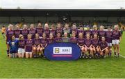 7 May 2018; The Wexford team prior to the Lidl Ladies Football National League Division 3 Final match between Meath and Wexford at St Brendan's Park in Birr, Offaly. Photo by Piaras Ó Mídheach/Sportsfile
