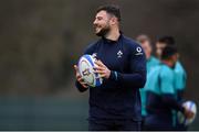 20 February 2019; Robbie Henshaw during Ireland Rugby squad training at Carton House in Maynooth, Kildare. Photo by Brendan Moran/Sportsfile
