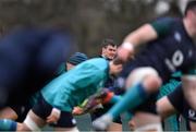 20 February 2019; Jonathan Sexton during Ireland Rugby squad training at Carton House in Maynooth, Kildare. Photo by Brendan Moran/Sportsfile