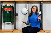 20 February 2019; TILDA Ambassador and former Mayo footballer Claire Egan during the How to Age Well: GAA and TILDA Partnership launch at Croke Park in Dublin. The partnership will see live talks take place across Ireland in Mayo, Cork, Donegal, Longford and Limerick. Photo by Sam Barnes/Sportsfile