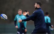 20 February 2019; Robbie Henshaw during Ireland Rugby squad training at Carton House in Maynooth, Kildare. Photo by Brendan Moran/Sportsfile