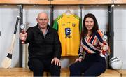 20 February 2019; TILDA Ambassadors and former Donegal footballers Anthony Molloy and Maria Devenney during the How to Age Well: GAA and TILDA Partnership launch at Croke Park in Dublin. The partnership  will see live talks take place across Ireland in Mayo, Cork, Donegal, Longford and Limerick. Photo by Sam Barnes/Sportsfile