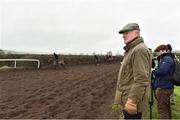 20 February 2019; Trainer Willie Mullins pictured during a visit to Willie Mullins' yard at Willie Mullins Racing in Bagenalstown, Carlow. Photo by Matt Browne/Sportsfile