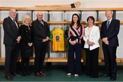 20 February 2019;  In attendance during the How to Age Well: GAA and TILDA Partnership launch are, from left, Uachtaráin Cumann Lúthchleas Gael John Horan, Simone Macleod- Nairn, Chief People Officer & Group Head of Corporate Resources, Irish Life, Anthony Molloy andMaria Devenney, former Donegal footballers and TILDA Ambassadors, Professor Rose Anne Kenny, TILDA, and Mícheál Ó Muircheartaigh, TILDA Ambassador and GAA Commentator, at Croke Park in Dublin. The partnership will see live talks take place across Ireland in Mayo, Cork, Donegal, Longford and Limerick. Photo by Sam Barnes/Sportsfile