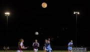 20 February 2019; A full moon is seen over Billings Park during the O’Connor Cup Round 2 match between University College Dublin and National University of Ireland Galway in Belfield, UCD, Dublin. Photo by Stephen McCarthy/Sportsfile