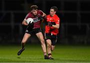 20 February 2019; Stephen McConville of St Mary's in action against Cian Kiely of UCC during the Electric Ireland HE GAA Sigerson Cup Final match between St Mary's University College Belfast and University College Cork at O'Moore Park in Portlaoise, Laois. Photo by Piaras Ó Mídheach/Sportsfile