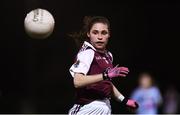 20 February 2019; Kate Geraghty of NUI Galway during the O’Connor Cup Round 2 match between University College Dublin and National University of Ireland Galway at Billings Park in Belfield, UCD, Dublin. Photo by Stephen McCarthy/Sportsfile