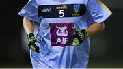20 February 2019; A detailed view of the UCD jersey during the O’Connor Cup Round 2 match between University College Dublin and National University of Ireland Galway at Billings Park in Belfield, UCD, Dublin. Photo by Stephen McCarthy/Sportsfile