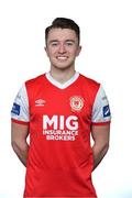 20 February 2019; Darragh Markey during St. Patrick's Athletic Squad Portraits at Ballyoulster United AFC, in Celbridge, Co. Kildare. Photo by Piaras Ó Mídheach/Sportsfile