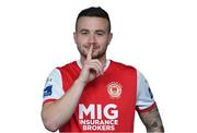 20 February 2019; Mikey Drennan during St. Patrick's Athletic Squad Portraits at Ballyoulster United AFC, in Celbridge, Co. Kildare. Photo by Piaras Ó Mídheach/Sportsfile