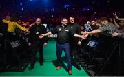 21 February 2019; James Wade makes his way to the stage ahead of his Premier League Darts Night Three match against Gerwyn Price at the 3Arena in Dublin. Photo by Seb Daly/Sportsfile