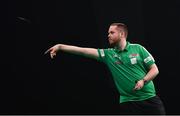 21 February 2019; Steve Lennon during his Premier League Darts Night Three match against Peter Wright at the 3Arena in Dublin. Photo by Seb Daly/Sportsfile