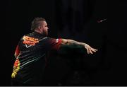 21 February 2019; Michael Smith during his Premier League Darts Night Three match against Daryl Gurney at the 3Arena in Dublin Photo by Seb Daly/Sportsfile