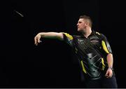21 February 2019; Daryl Gurney during his Premier League Darts Night Three match against Michael Smith at the 3Arena in Dublin Photo by Seb Daly/Sportsfile