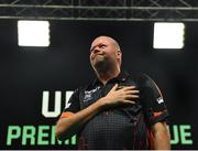 21 February 2019; Raymond van Barneveld prior to his Premier League Darts Night Three match against Mensur Suljovic at the 3Arena in Dublin. Photo by Seb Daly/Sportsfile